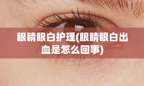 眼睛眼白护理(眼睛眼白出血是怎么回事)