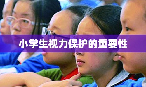 小学生视力保护的重要性