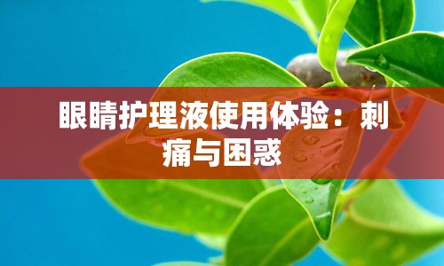 眼睛护理液使用体验：刺痛与困惑